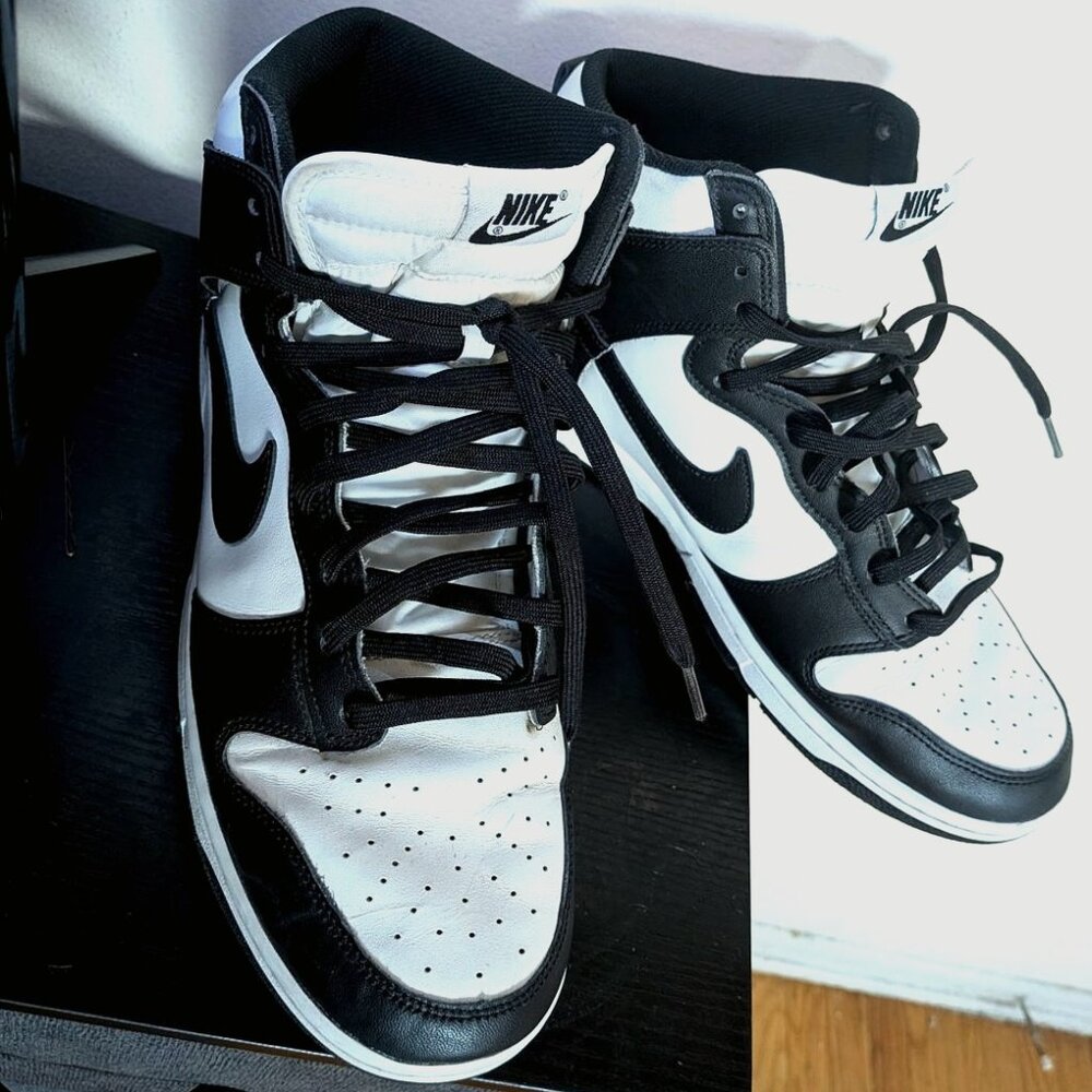 Nike Dunk High Retro “Panda” Black White | Men’s Size 14